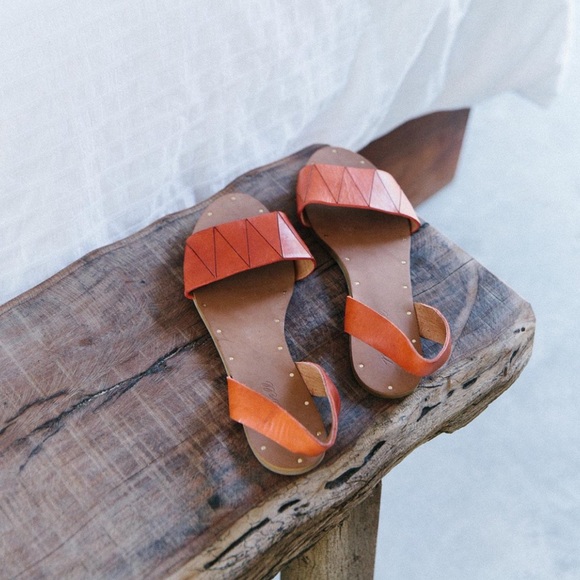 Madewell Shoes - Madewell - Abbi zig zag cognac sling back sandal